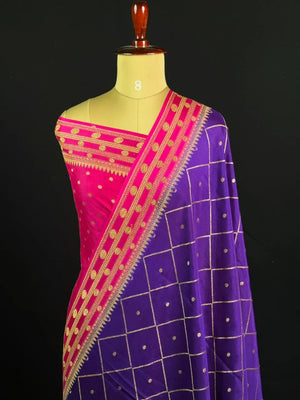 Pure Banarasi Crepe Saree
