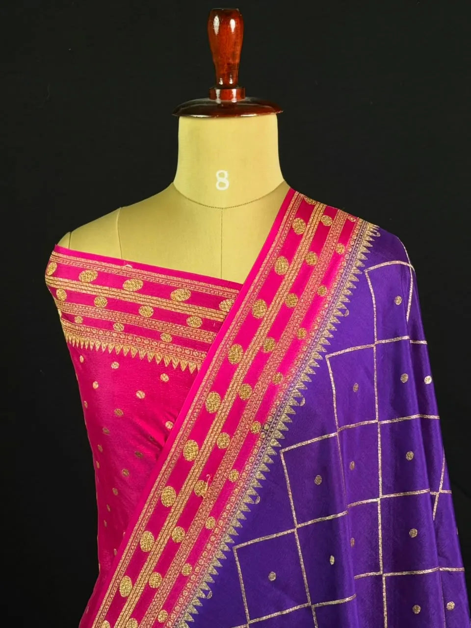 Pure Banarasi Crepe Saree