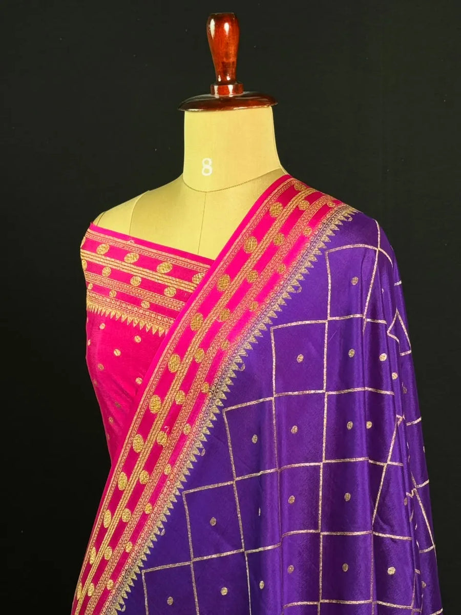 Pure Banarasi Crepe Saree