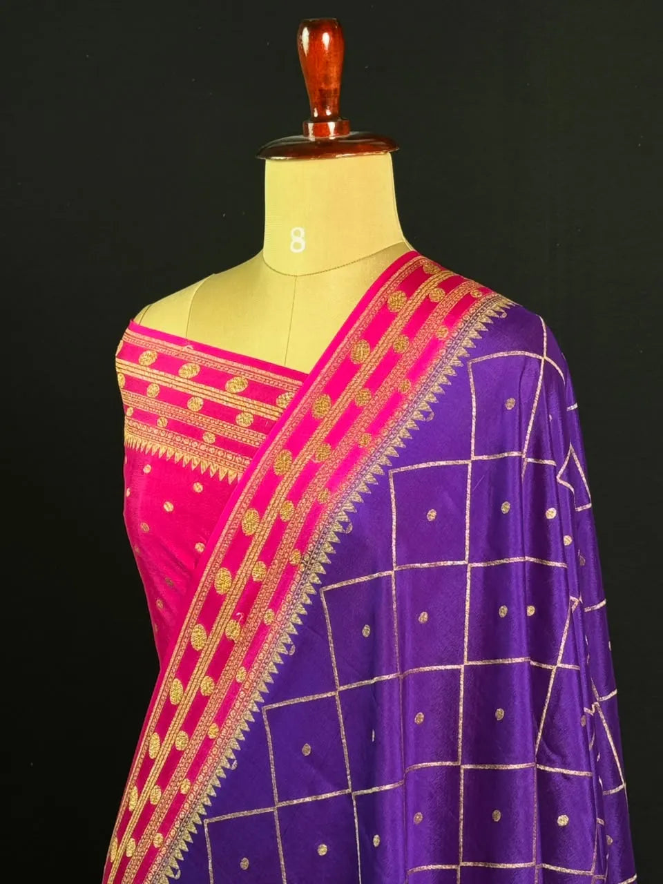 Pure Banarasi Crepe Saree