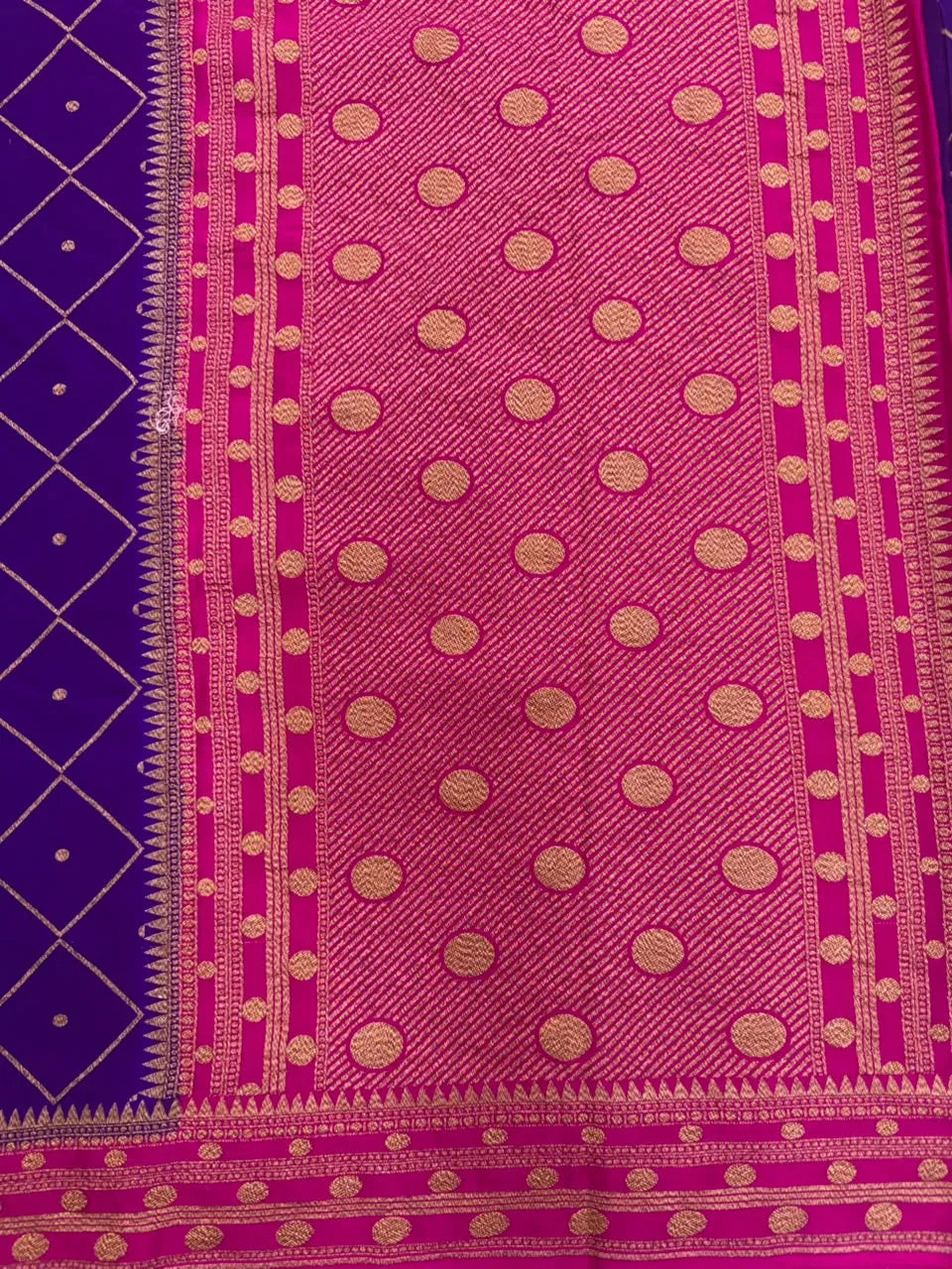 Pure Banarasi Crepe Saree