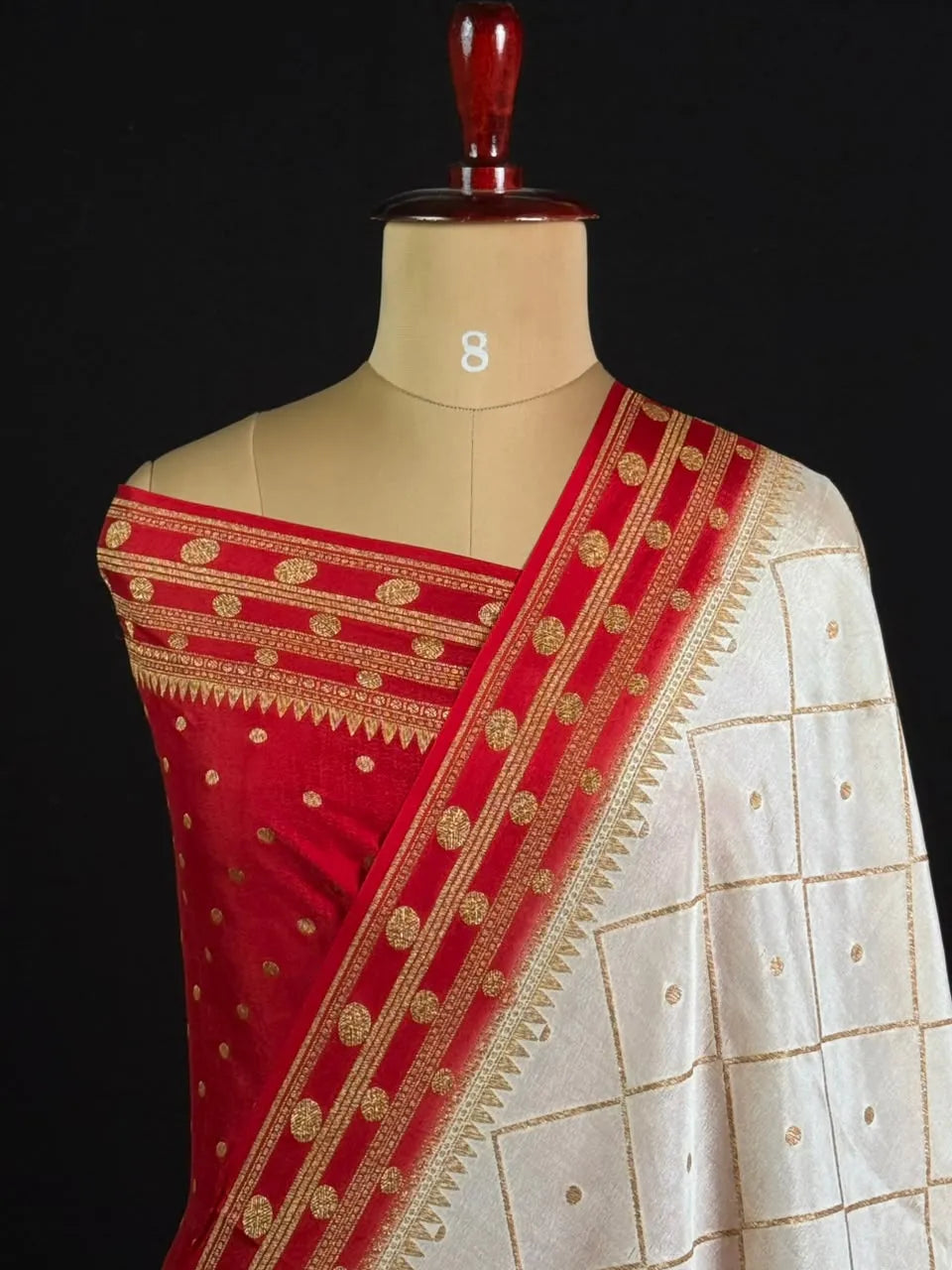 Pure Banarasi Crepe Saree