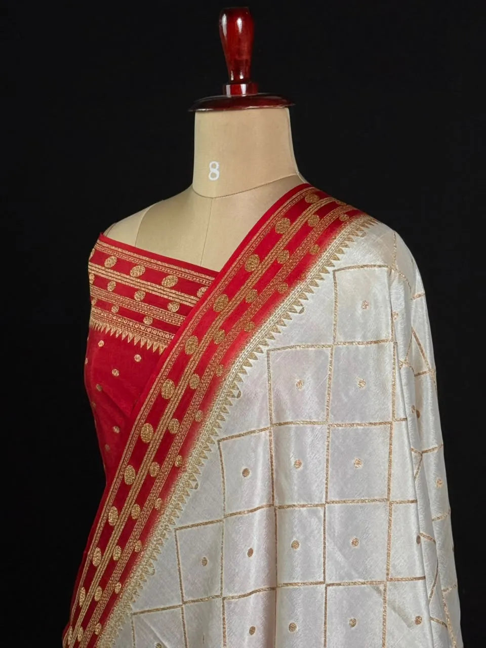 Pure Banarasi Crepe Saree