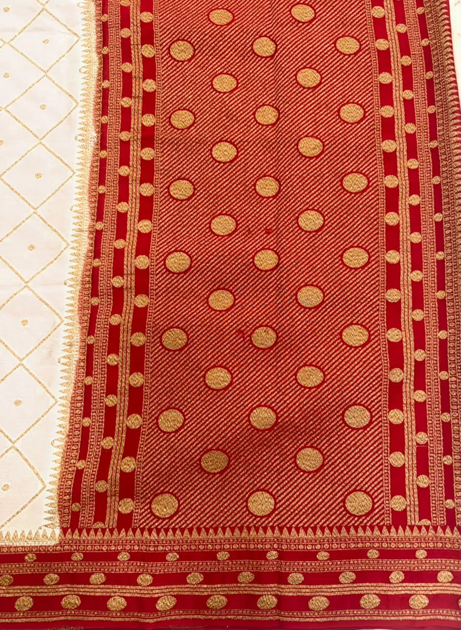 Pure Banarasi Crepe Saree