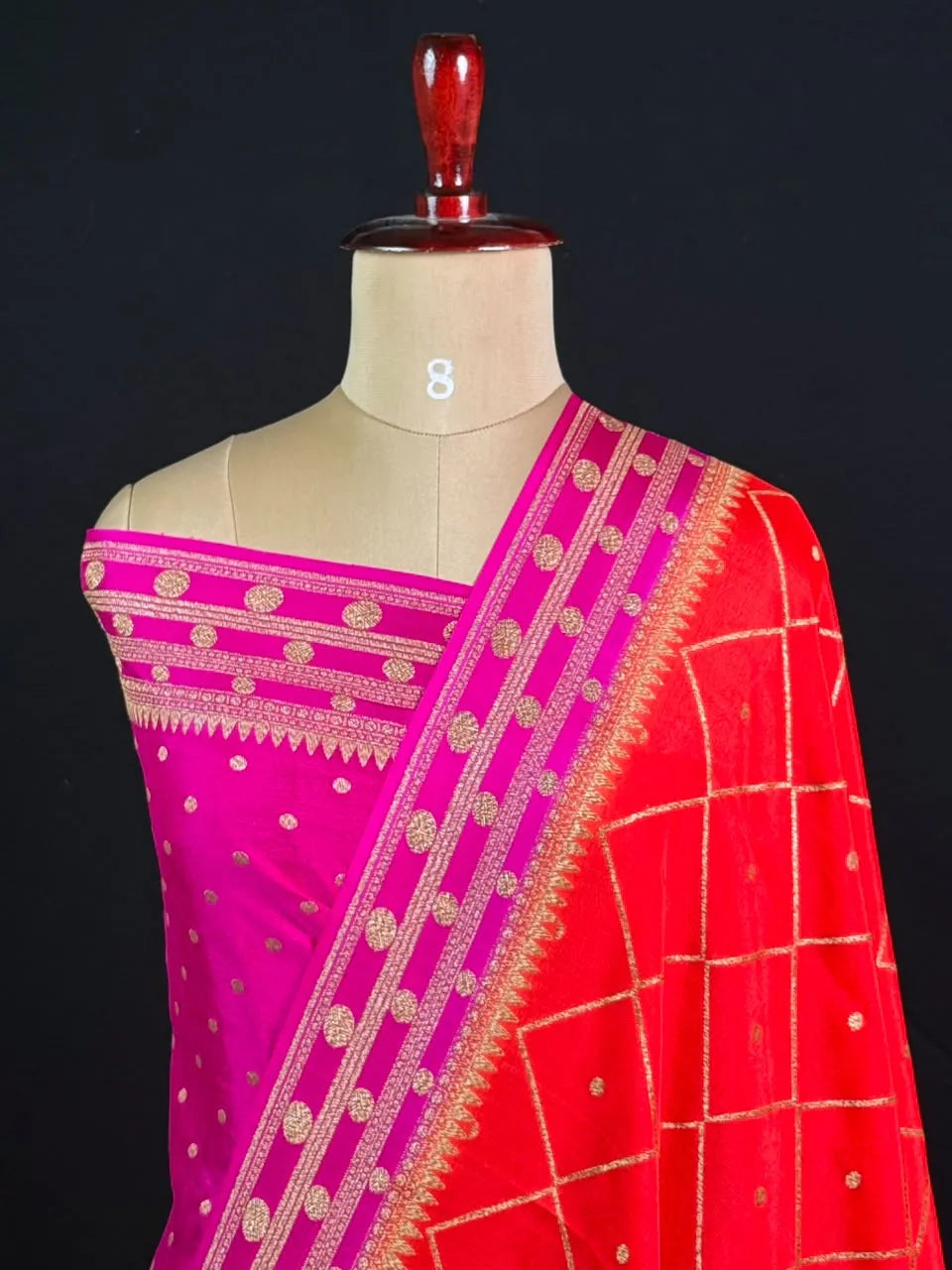 Pure Banarasi Crepe Saree