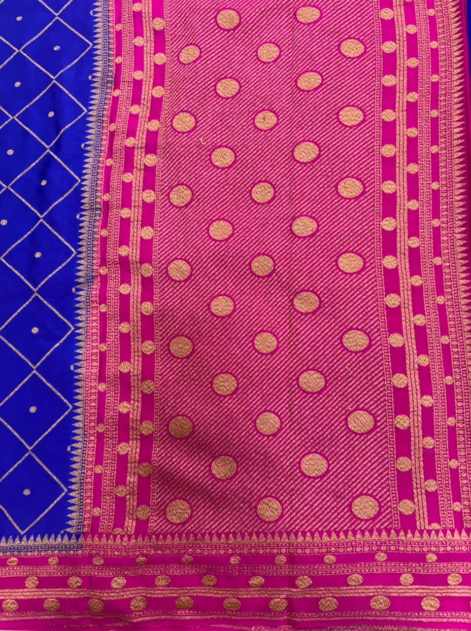Pure Banarasi Crepe Saree