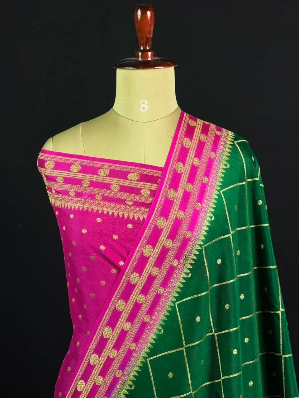 Pure Banarasi Crepe Saree
