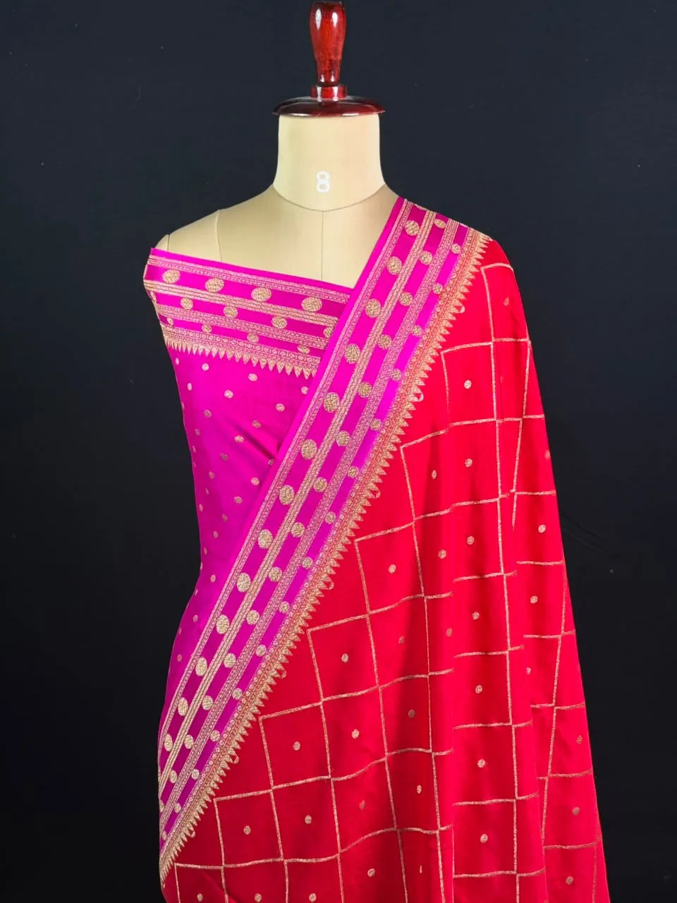 Pure Banarasi Crepe Saree