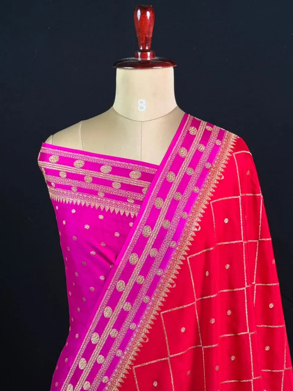 Pure Banarasi Crepe Saree