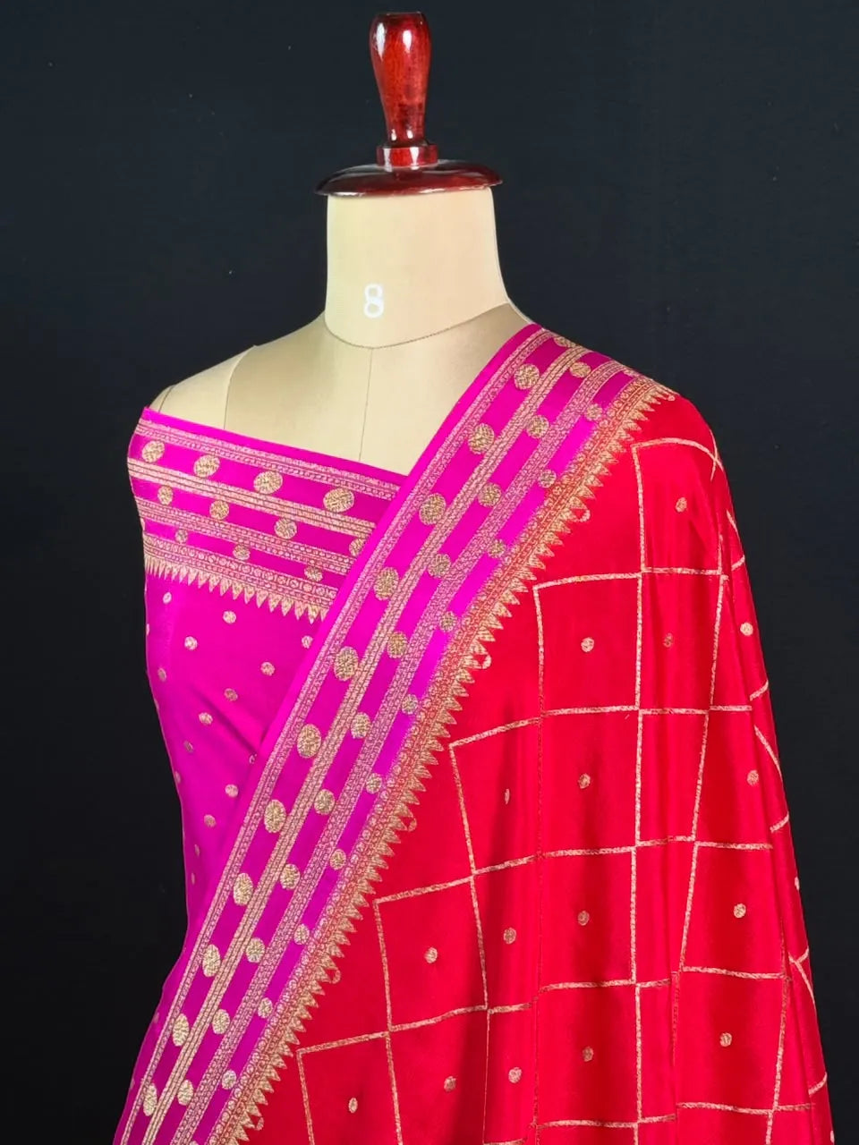 Pure Banarasi Crepe Saree