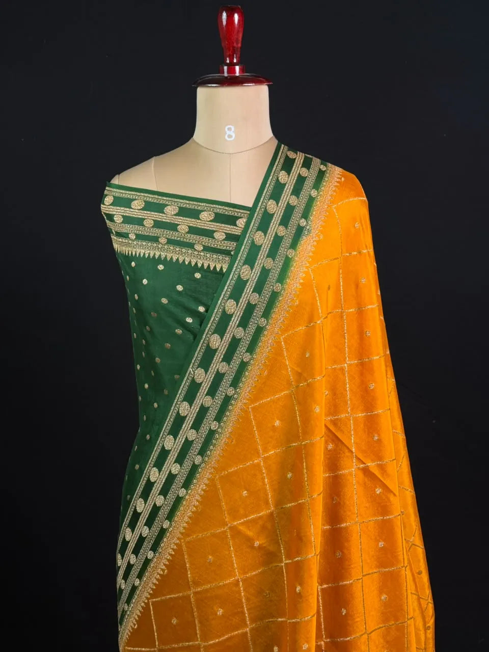 Pure Banarasi Crepe Saree