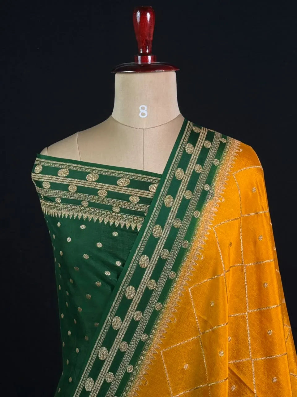 Pure Banarasi Crepe Saree