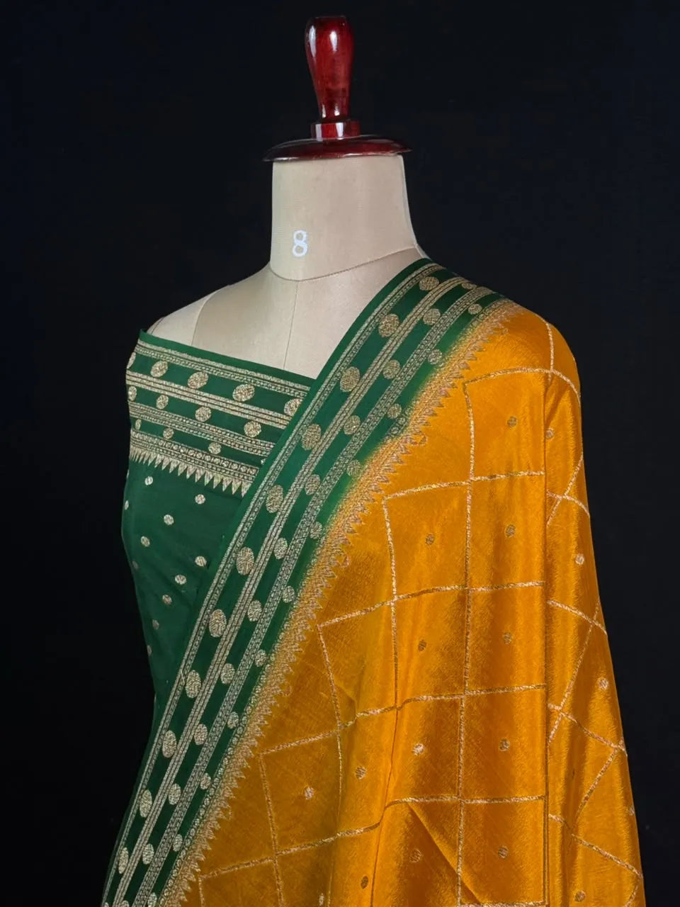 Pure Banarasi Crepe Saree