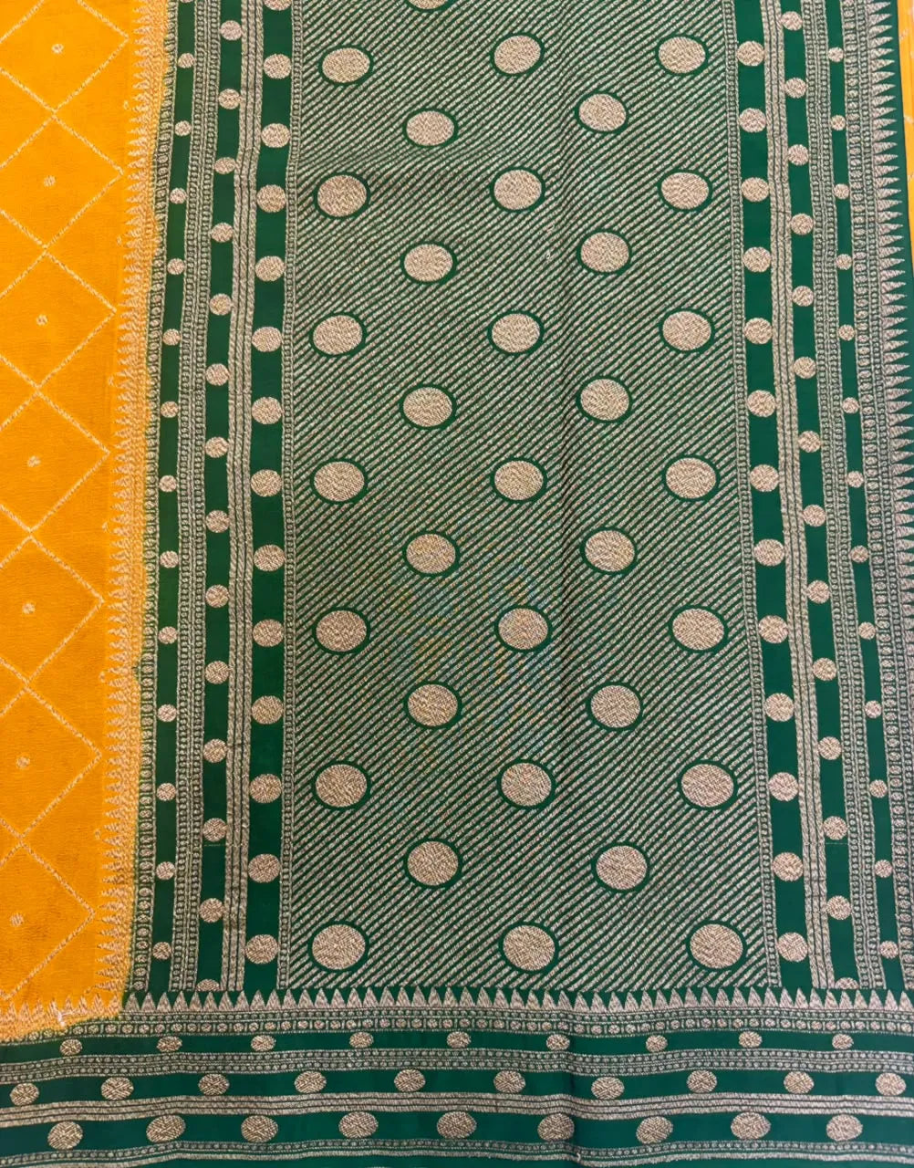 Pure Banarasi Crepe Saree