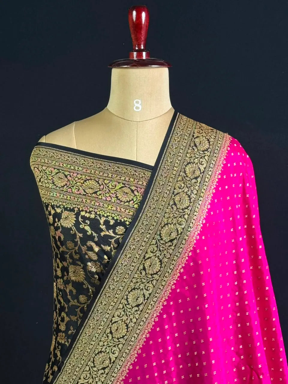 Pure Banarasi Crepe Saree