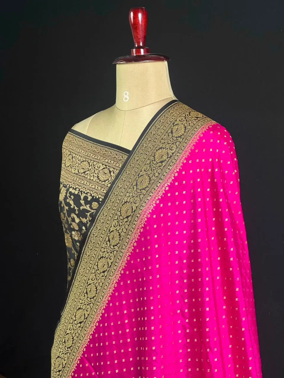 Pure Banarasi Crepe Saree