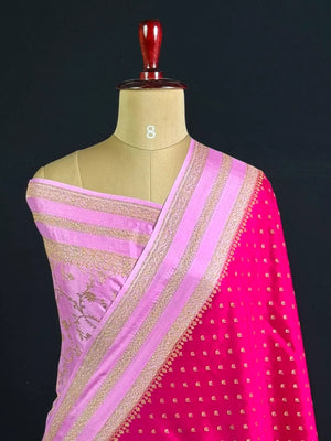 Pure Banarasi Crepe Saree