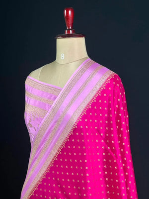 Pure Banarasi Crepe Saree