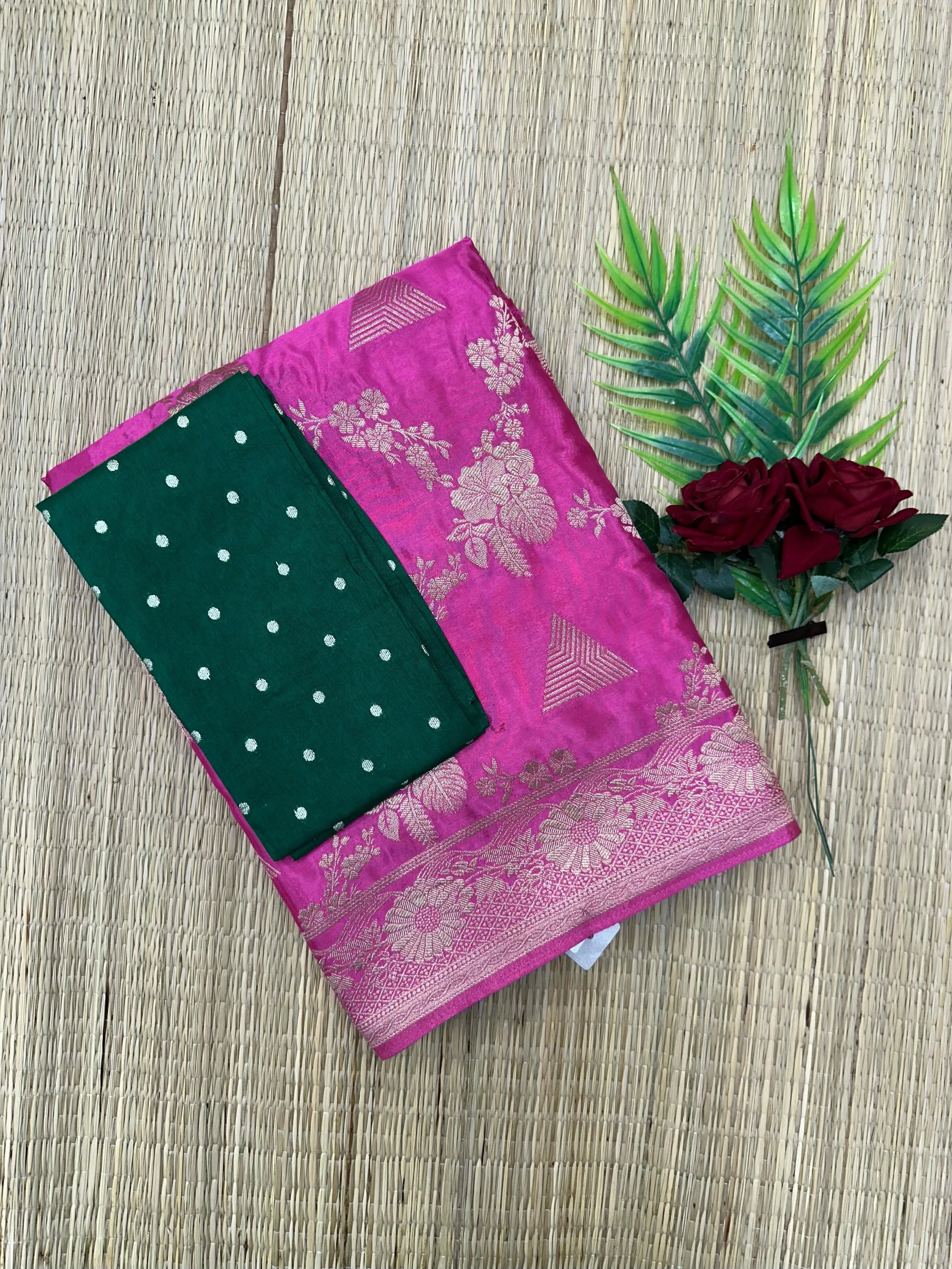 Semi Silk Saree (Regular wear,Festive wear)