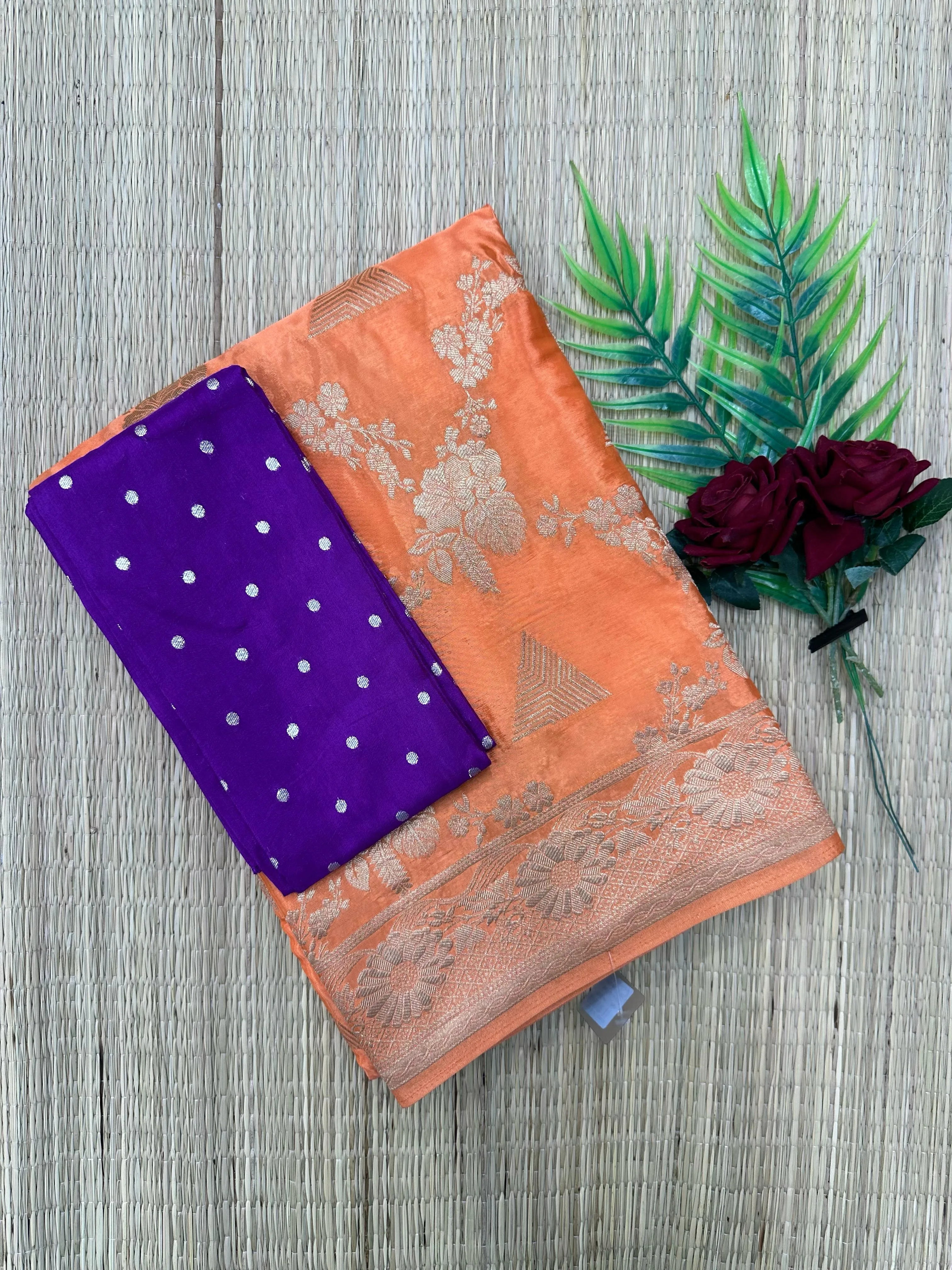 Semi Silk Saree (Regular wear,Festive wear)