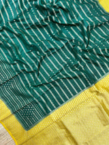 Latest Design Semi Banarasi Saree (Georget)