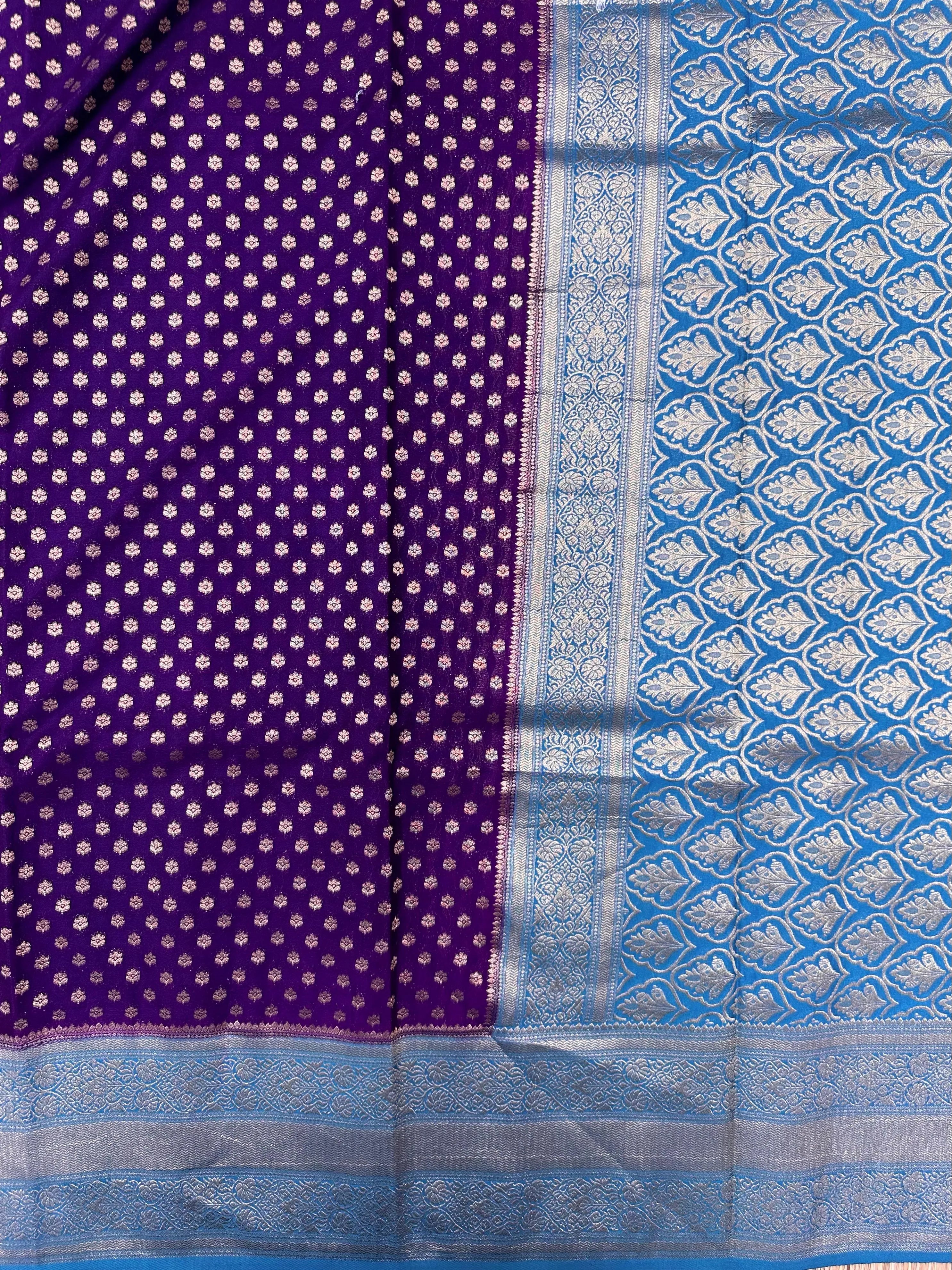 Semi banarasi saree