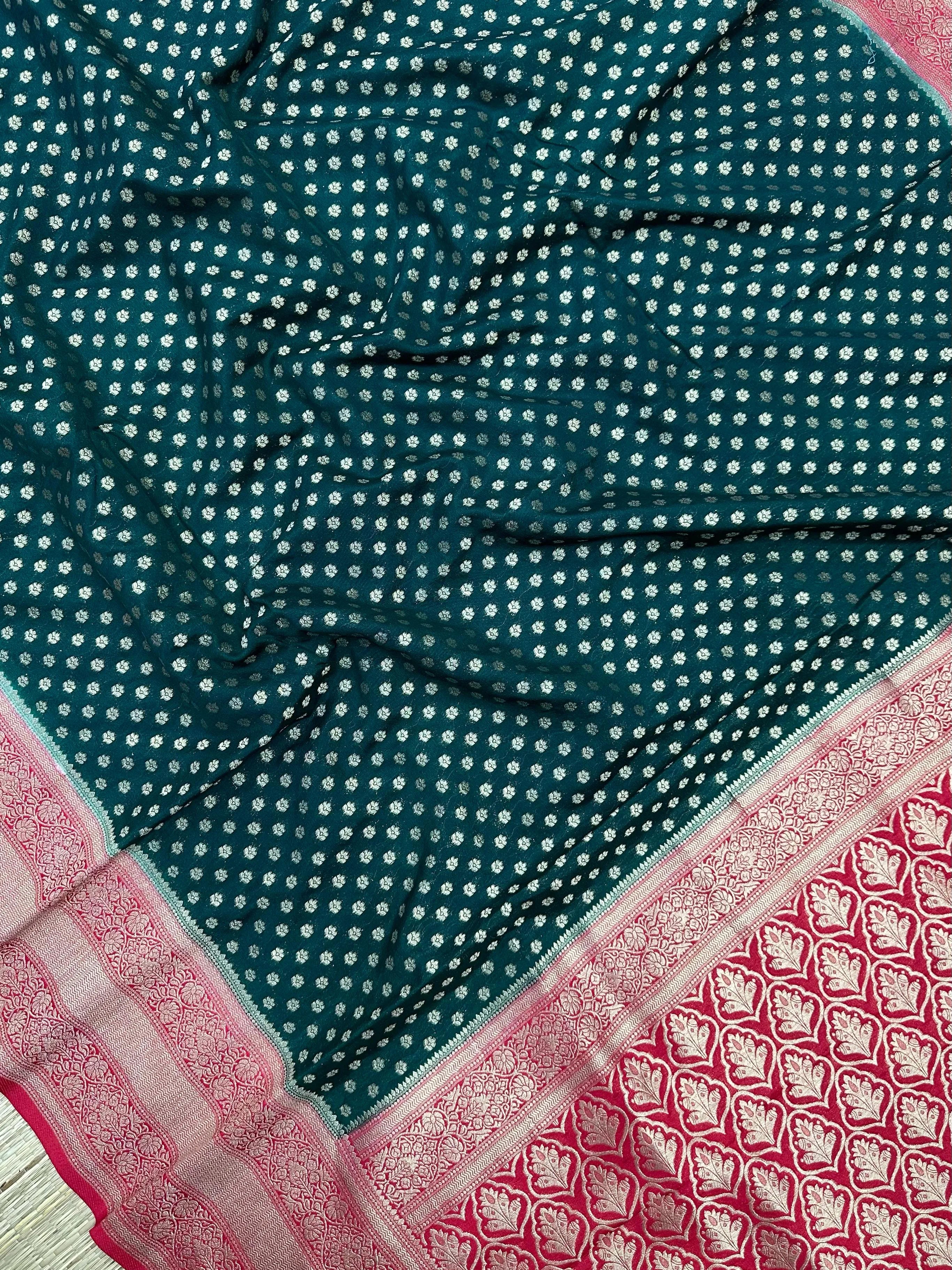 Semi banarasi saree