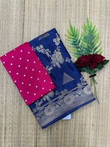 Semi Silk Saree (Regular wear,Festive wear)