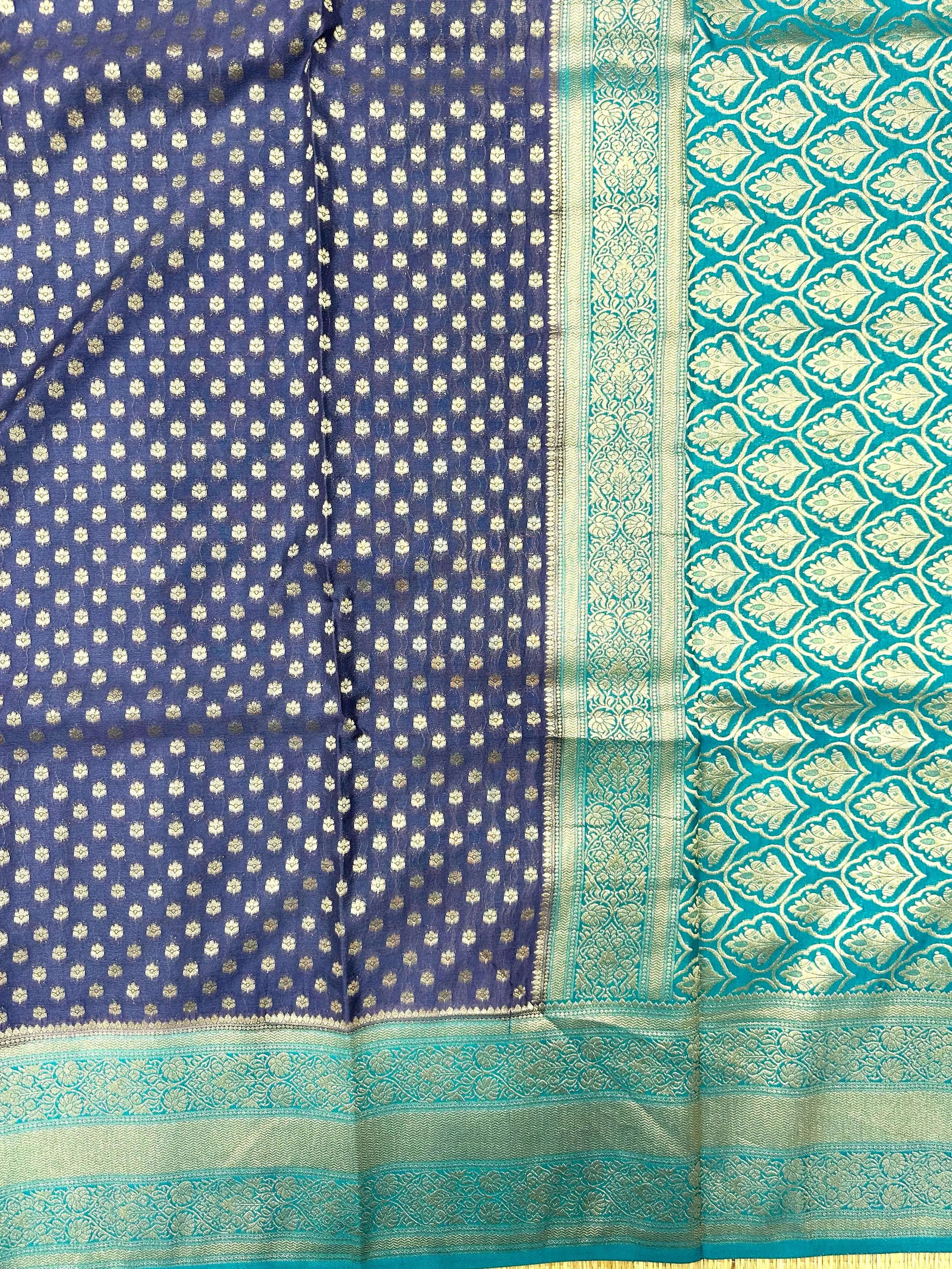 Semi banarasi saree