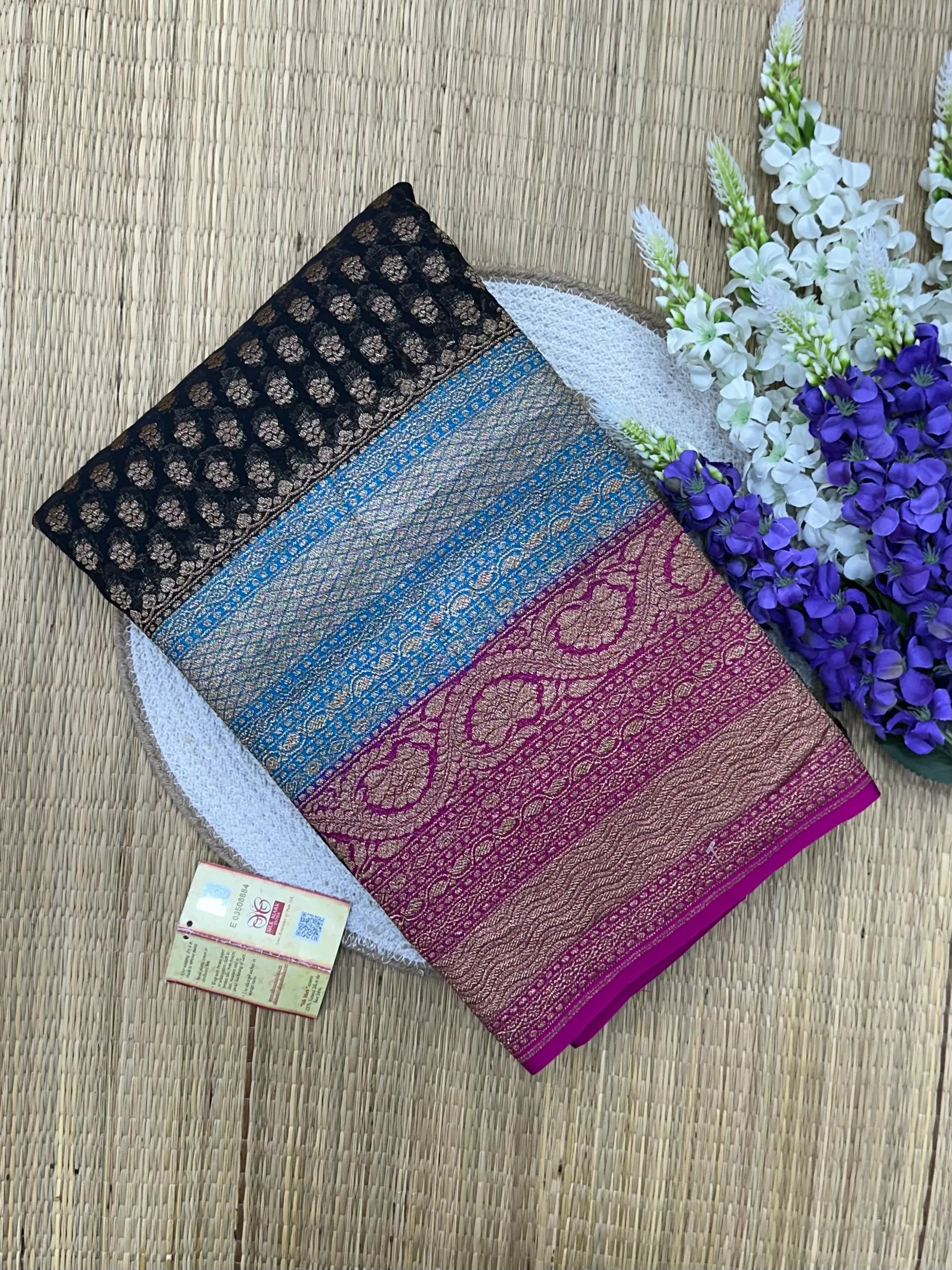 Khaddi georget saree