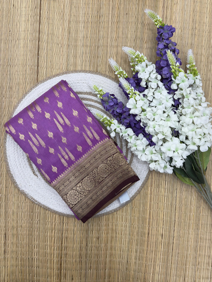 Semi banarasi saree