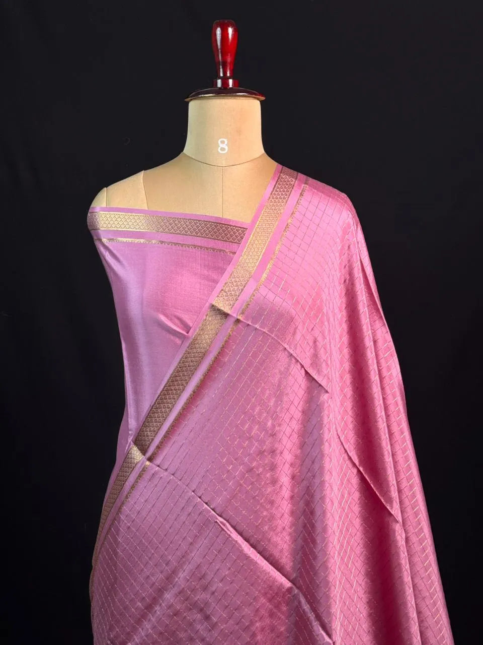 Everyday Royalty – Pure Mysore Silk Self Checks