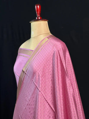 Everyday Royalty – Pure Mysore Silk Self Checks