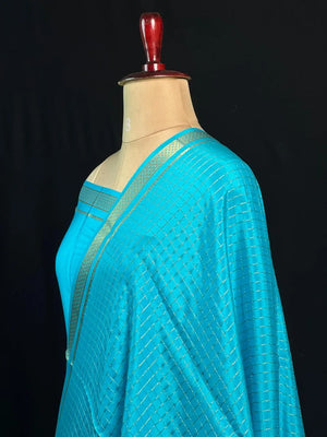 Everyday Royalty – Pure Mysore Silk Self Checks