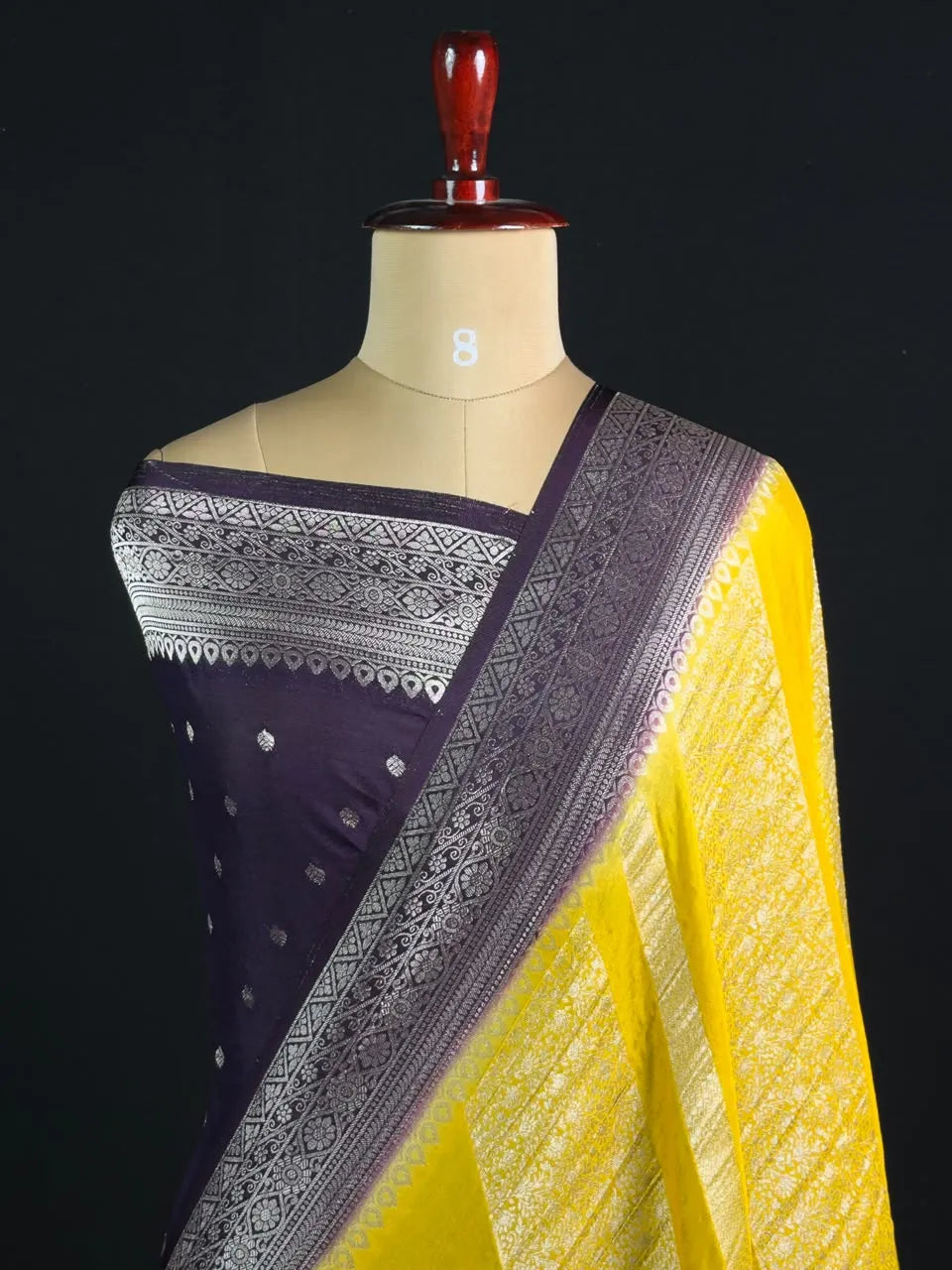 Georgette Saree with Rich Zari Weaving 