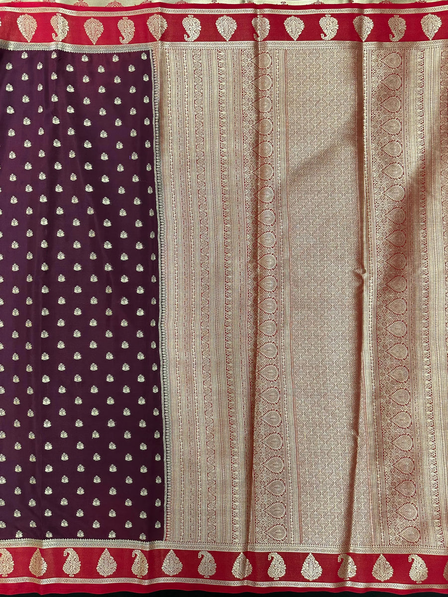 Semi Crepe Silk Saree-Aakruthi