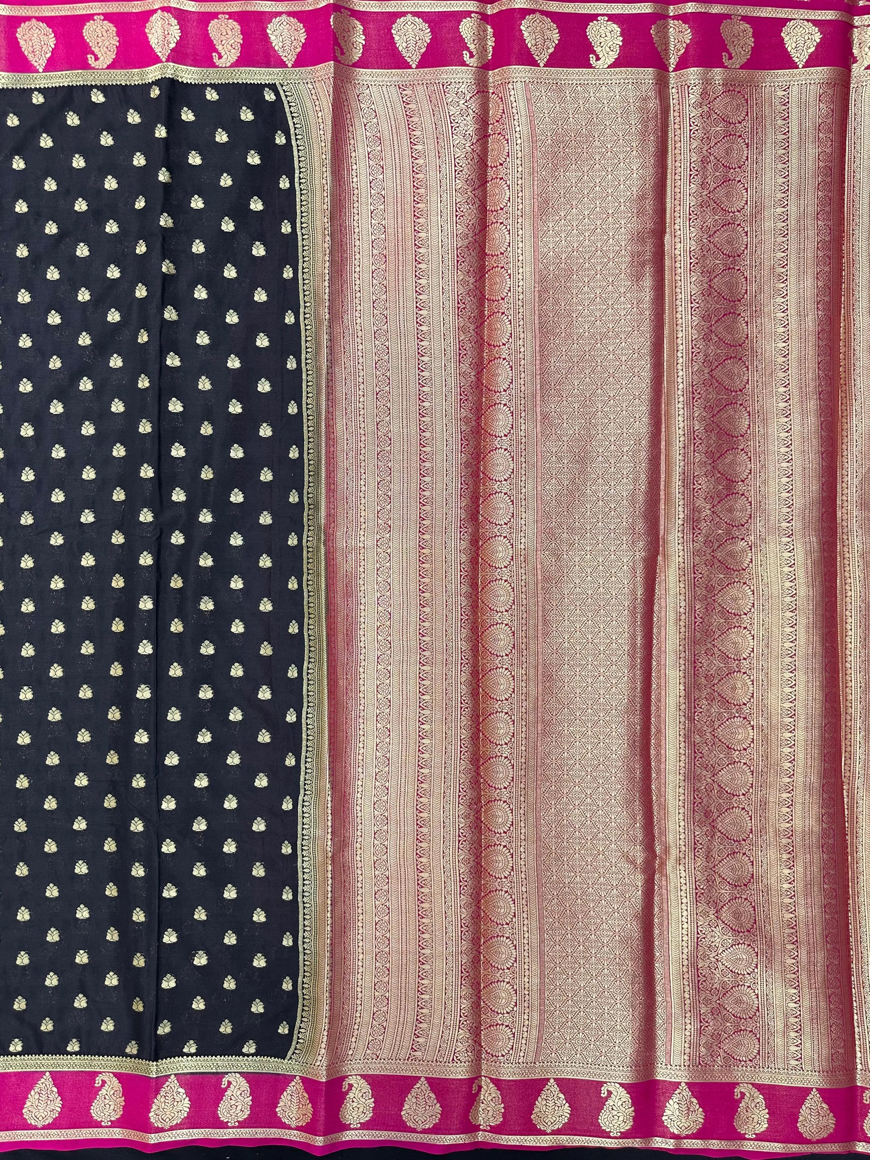 Semi Crepe Silk Saree-Aakruthi