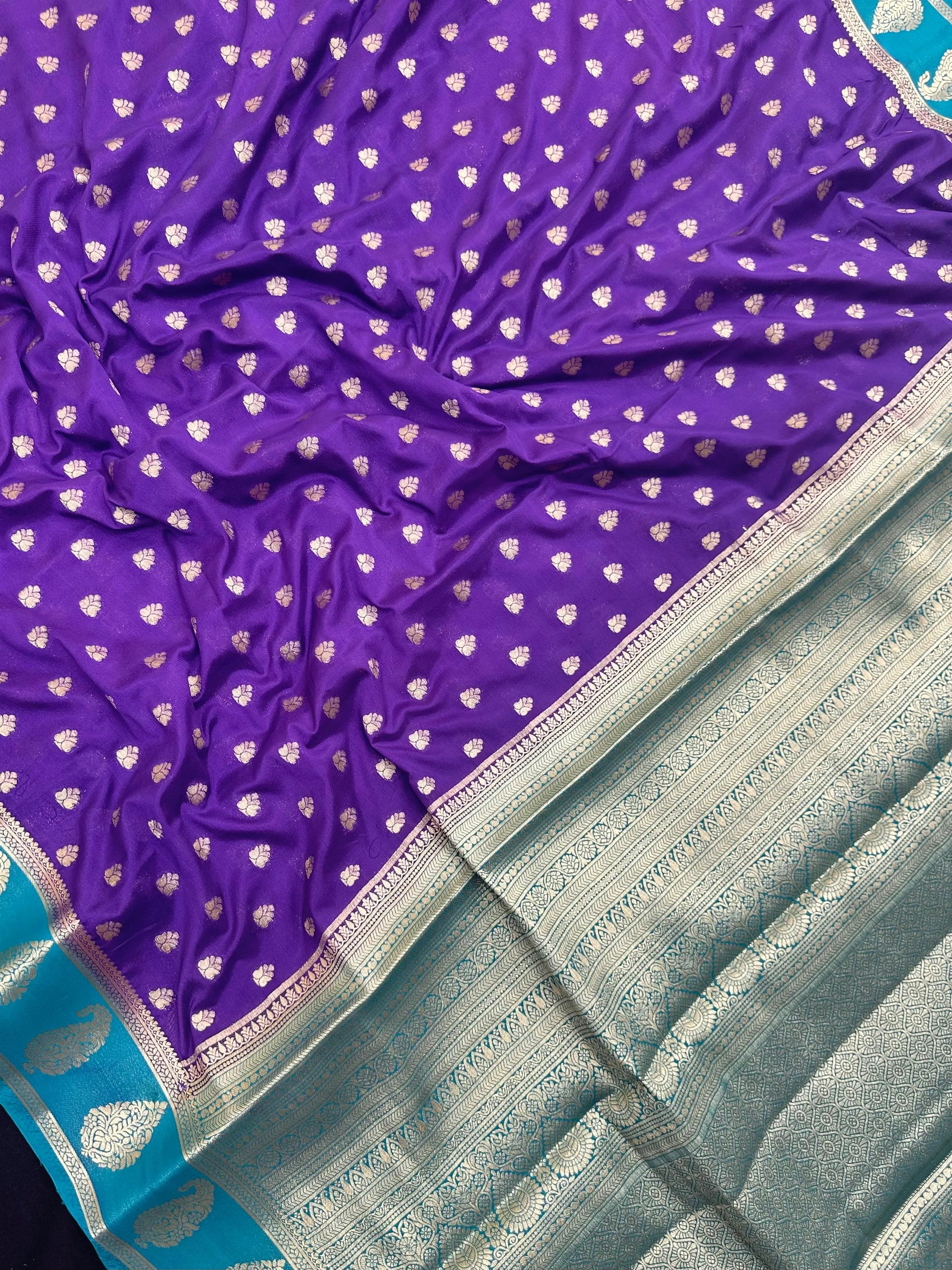 Semi Crepe Silk Saree-Aakruthi