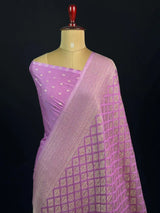 Shahi Elegance Semi Banarasi Georgette Drape