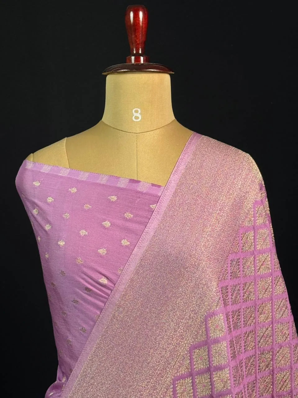 Shahi Elegance Semi Banarasi Georgette Drape