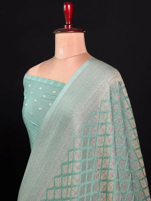 Shahi Elegance Semi Banarasi Georgette Drape