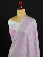 Semi Georgette Silk Saree with Banarasi Zari Weaving