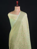 Semi Georgette Silk Saree with Banarasi Zari Weaving 
