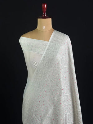 Semi Georgette Silk Saree with Banarasi Zari Weaving 