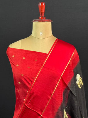 Contemporary Semi Crepe Silk Saree for Party Wear