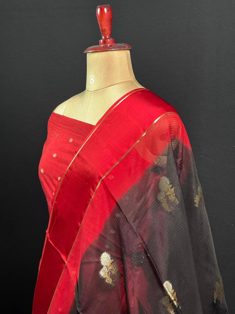Contemporary Semi Crepe Silk Saree for Party Wear