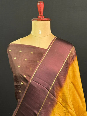 Contemporary Semi Crepe Silk Saree for Party Wear