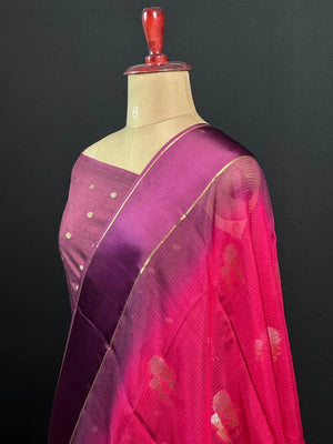 Contemporary Semi Crepe Silk Saree for Party Wear