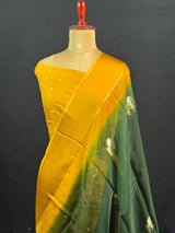 Contemporary Semi Crepe Silk Saree for Party Wear