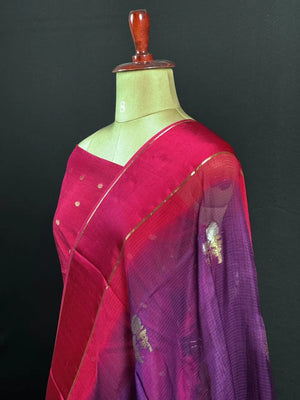 Contemporary Semi Crepe Silk Saree for Party Wear